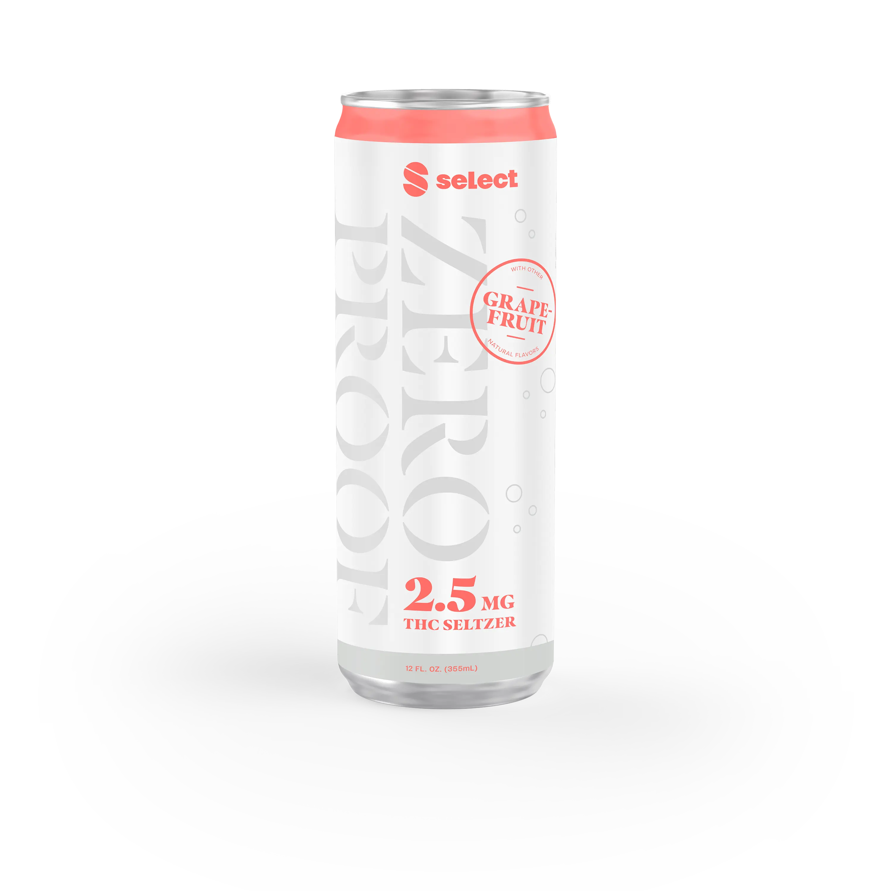 Select Zero Proof Seltzer - Grapefruit Select*