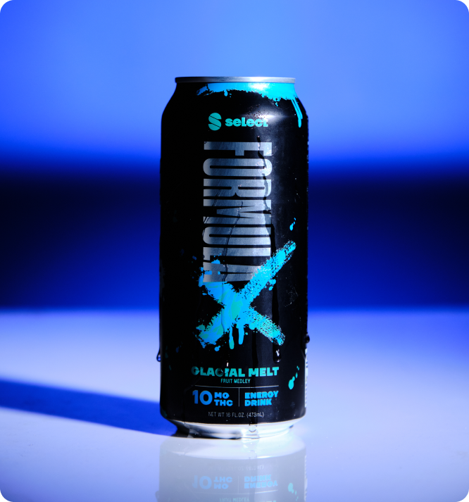 Select FormulaX Hemp Energy Drink | THC-Infused, 50mg Caffeine