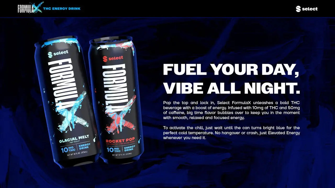 Select FormulaX THC Energy Drink Select*