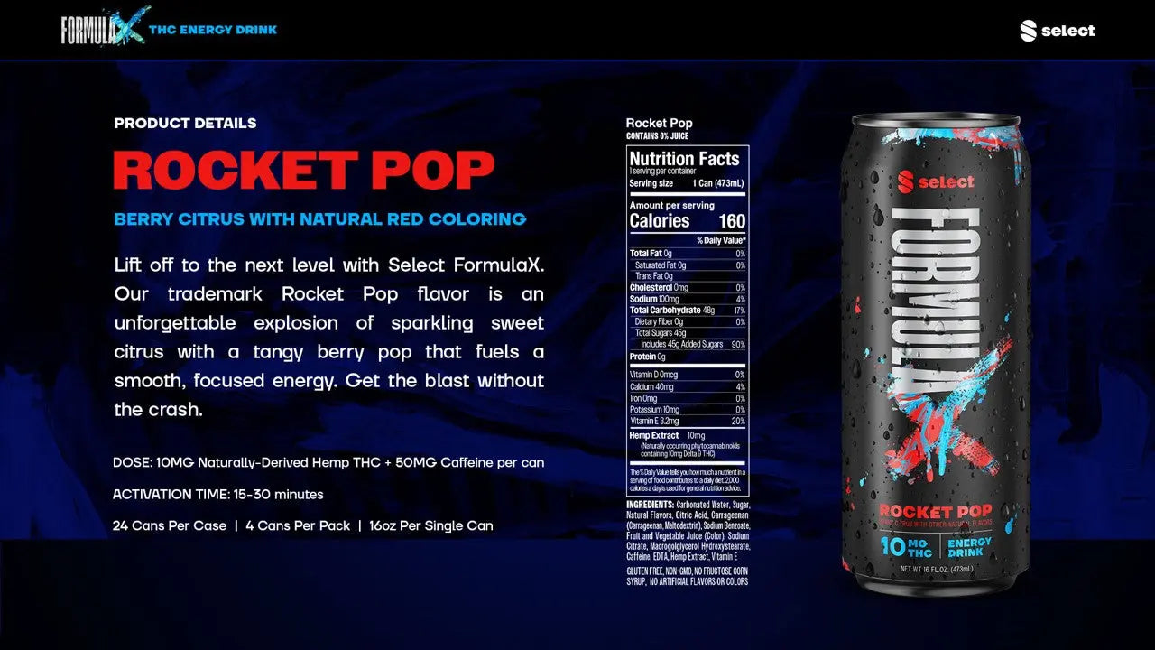 Select FormulaX THC Energy Drink Select*