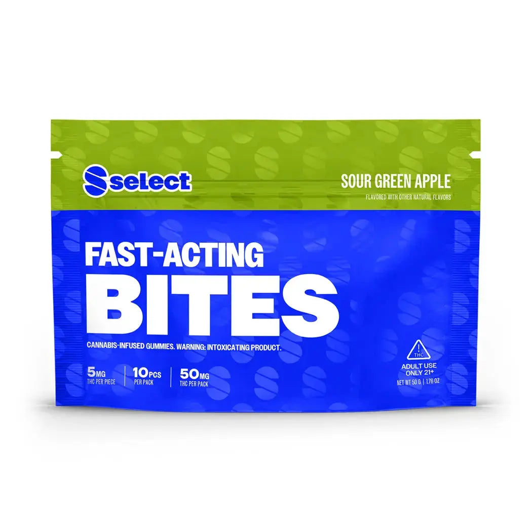 THC-derived gummy, Fast-acting Sour Green - The Hemp Company