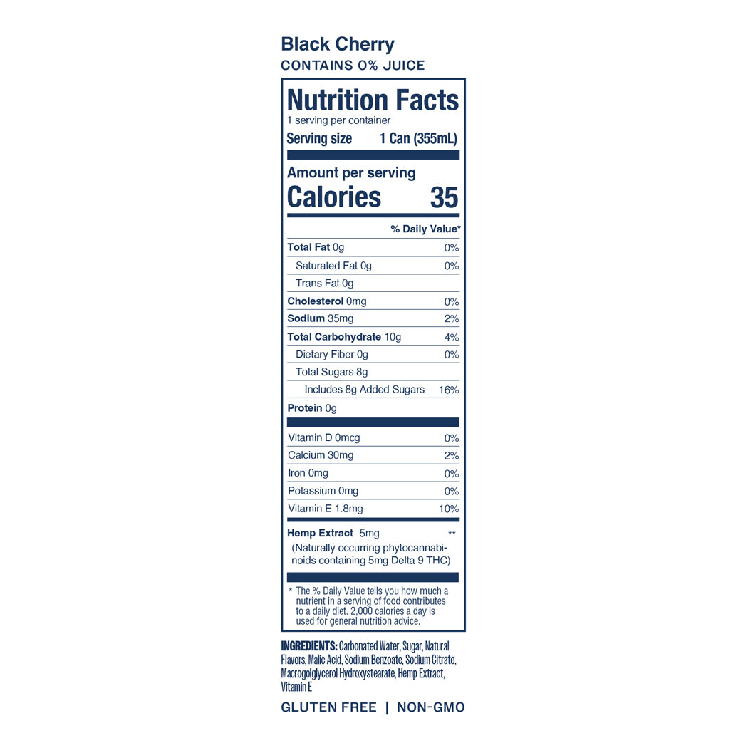 Select Zero Proof Seltzer - Black Cherry