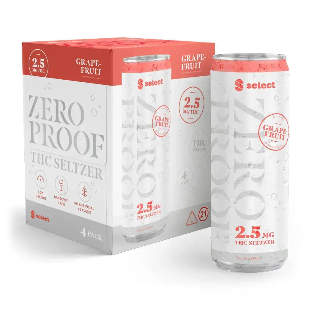 Select Zero Proof Seltzer - Grapefruit Select*