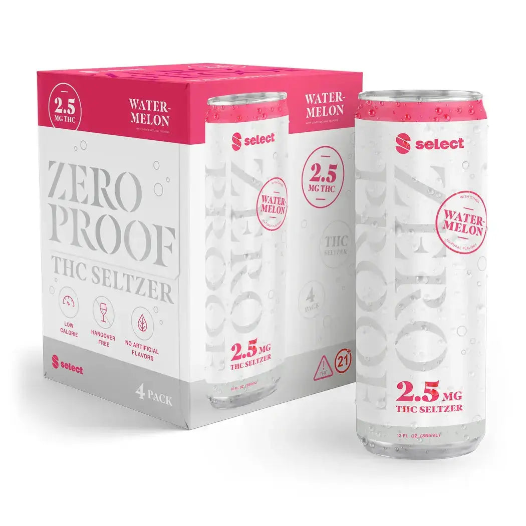 Select Zero Proof Seltzer - Watermelon Select*