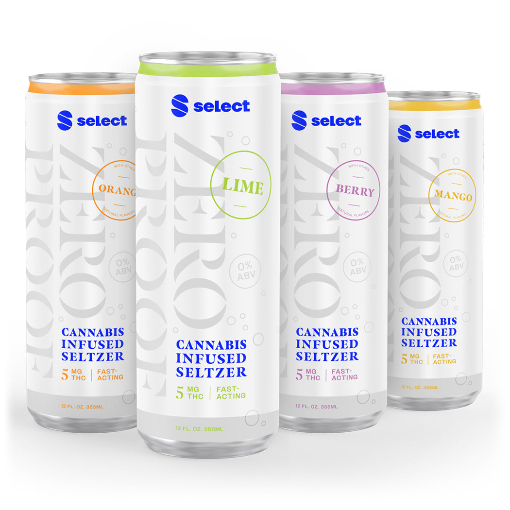 Select Zero Proof Seltzer Variety Pack