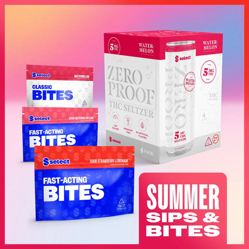 Summer Sips & Bites, THC Drinks and Gummies Summer Pack