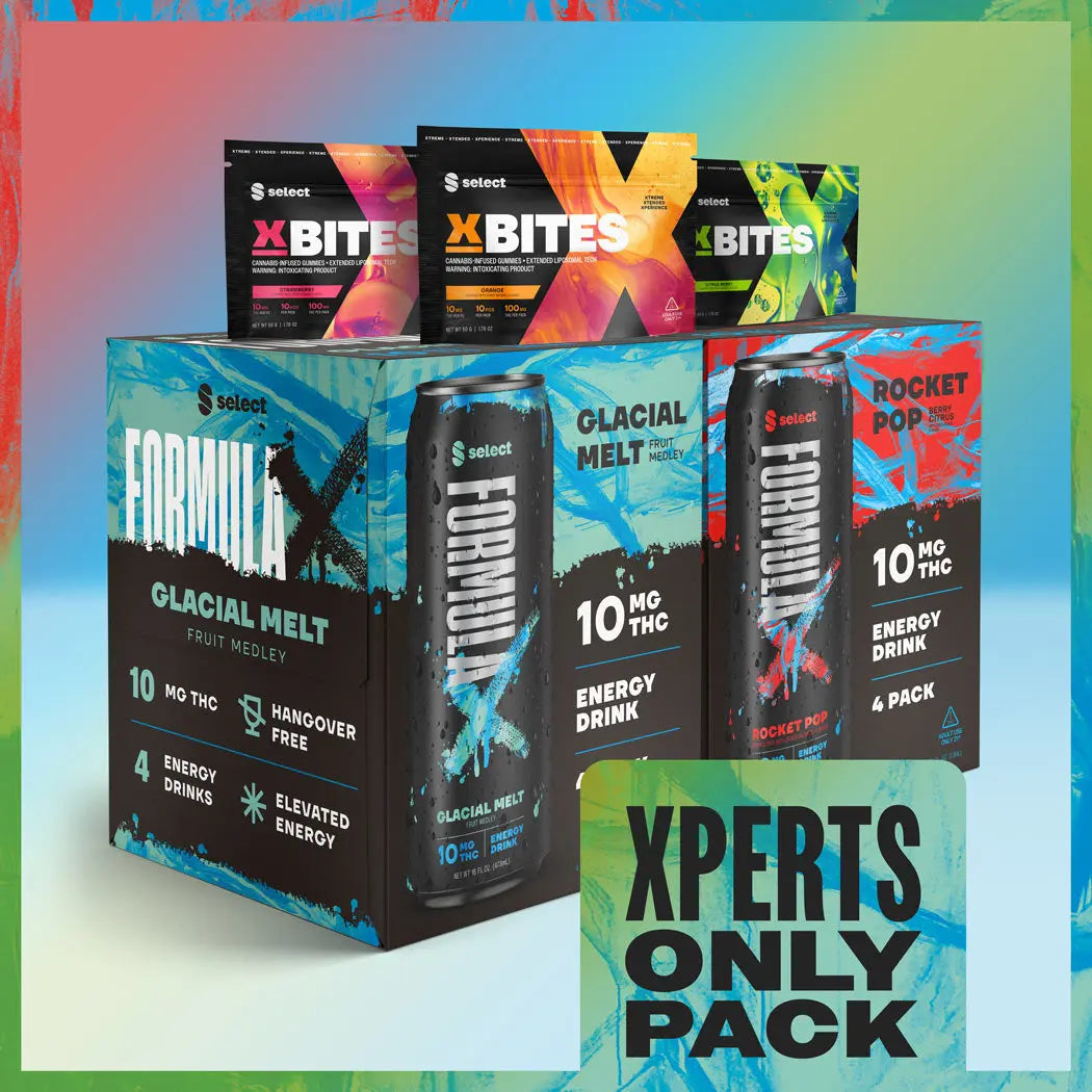Xperts Only Pack, FormulaX THC Energy Drinks and XBites Gummies Pack - The Hemp Company