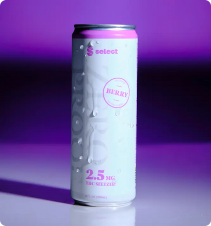 ペパーミント Select Zero Proof Hemp THC Infused Seltzer | THC Hemp Seltzer