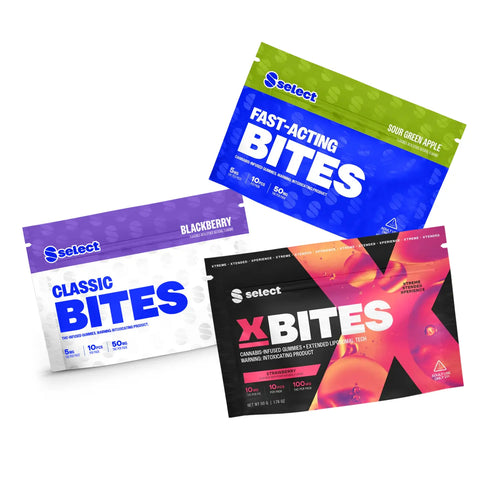 Select Best of Bites THC-infused Gummies